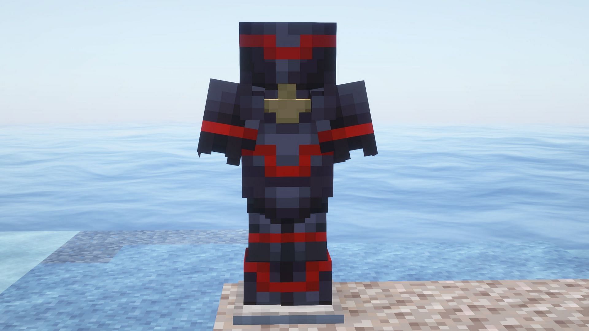 Coast armor trim is one of the most common smithing templates for armor parts (Image via Sportskeeda Gaming || Mojang Studios)